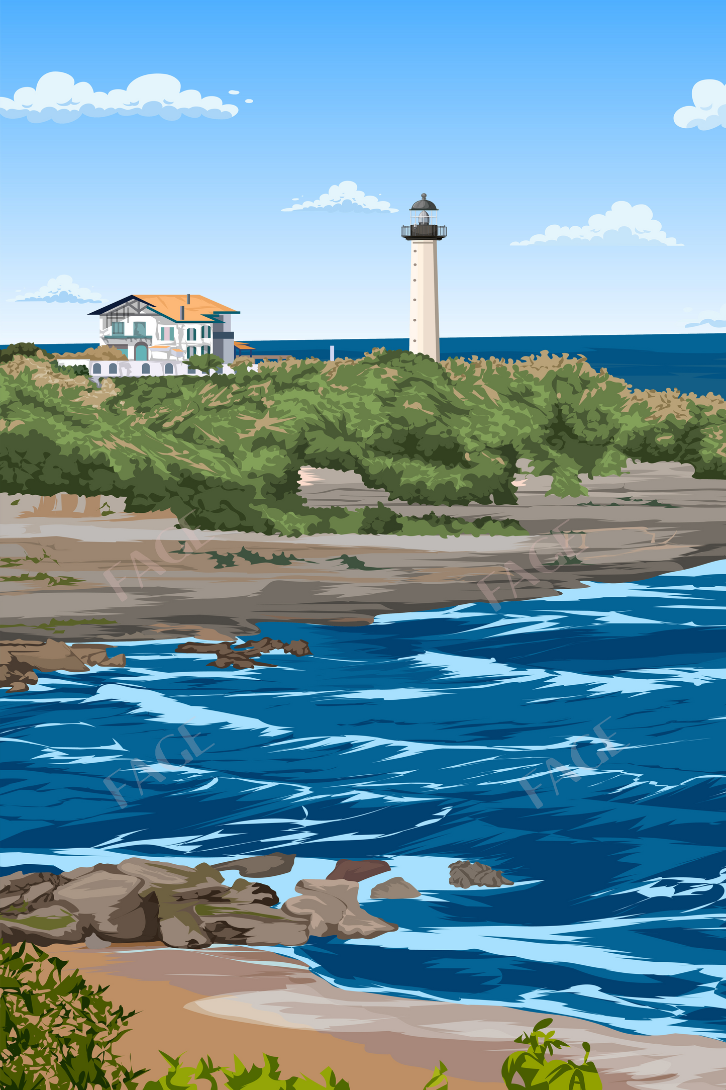 Anglet Côte Basque - Carte Postale