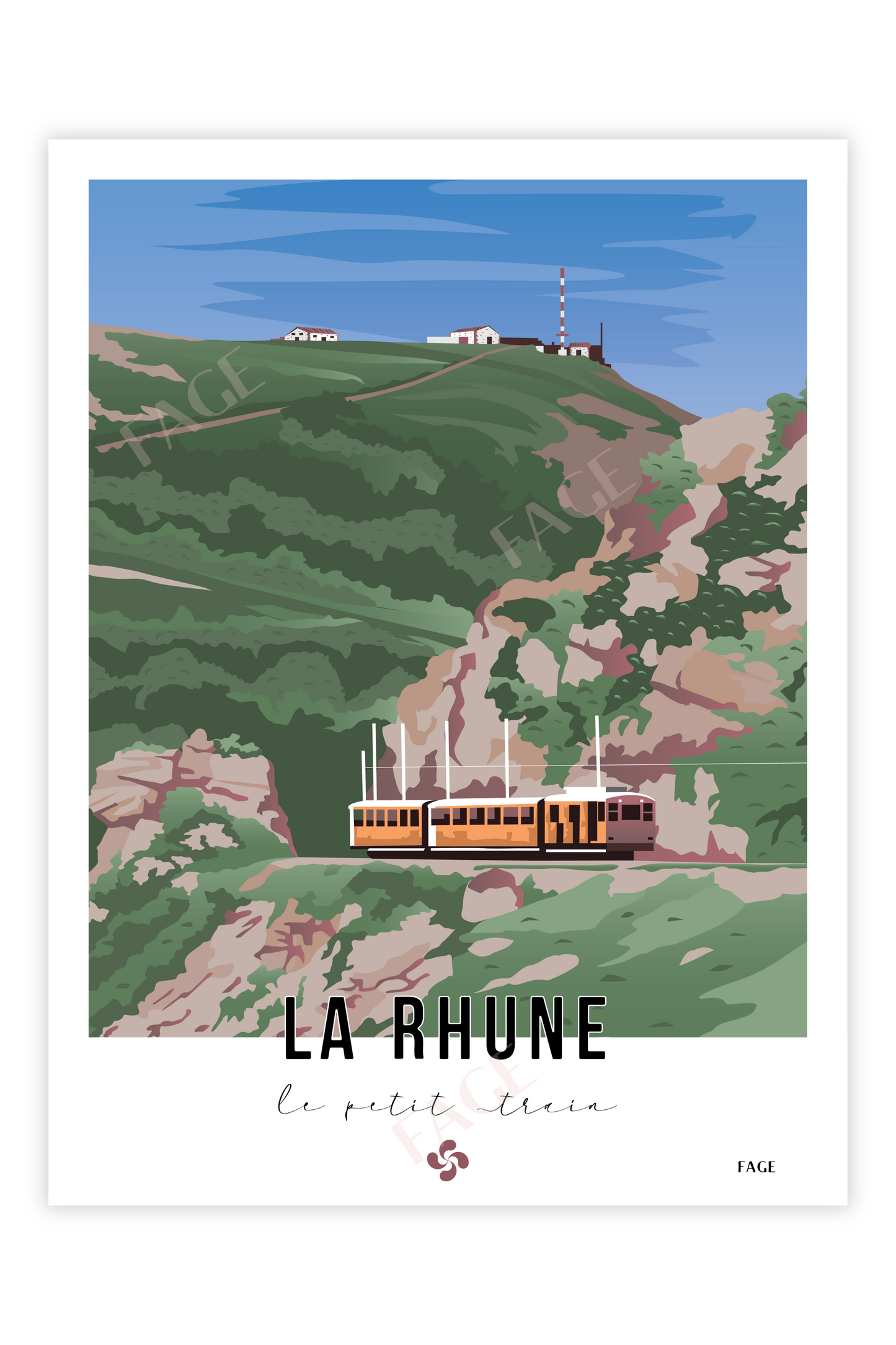 La Rhune Pays-Basque - Carte postale