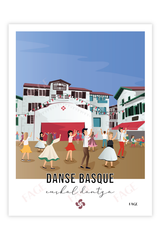 Affiche Danse Basque