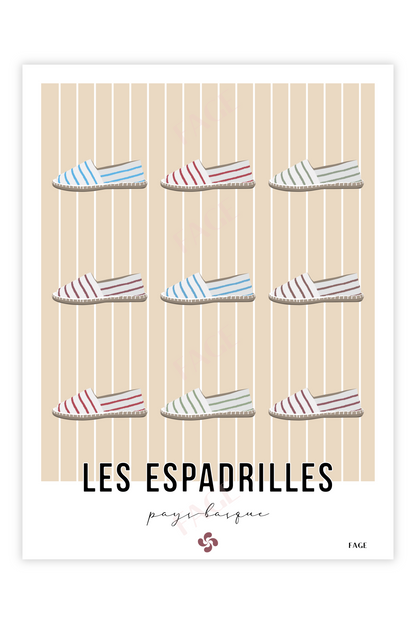 Affiche Les Espadrilles