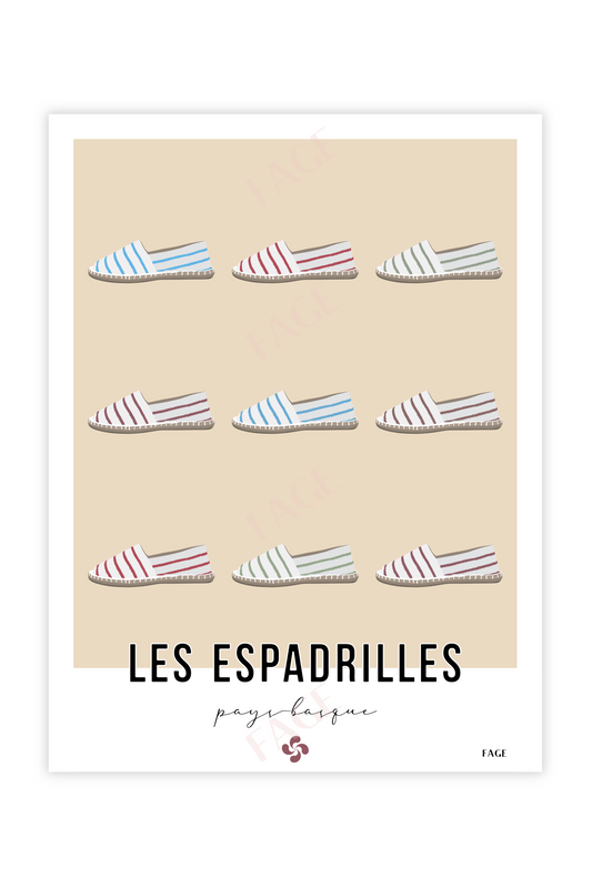 Affiche Les Espadrilles