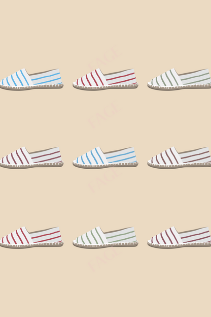 Affiche Pays-Basque - Les Espadrilles