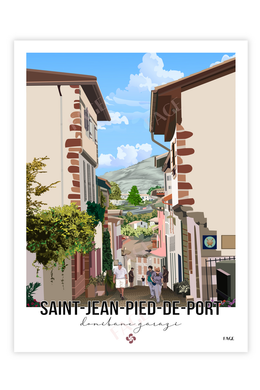 Affiche Saint-Jean-Pied-de-Port