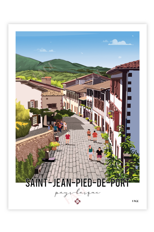 Affiche Saint-Jean-Pied-de-Port