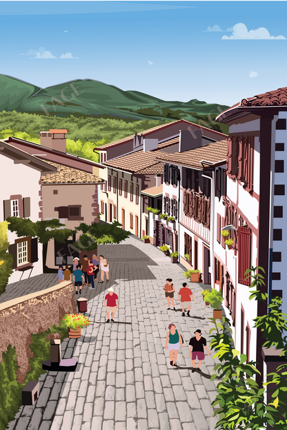 Affiche Saint-Jean-Pied-de-Port