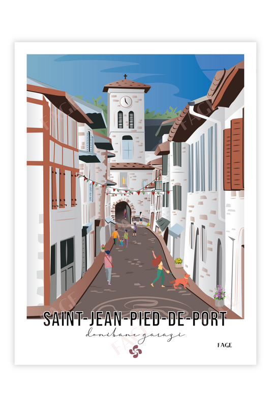 Affiche Saint-Jean-Pied-de-Port