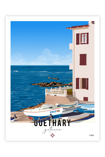 Guéthary - Carte postale